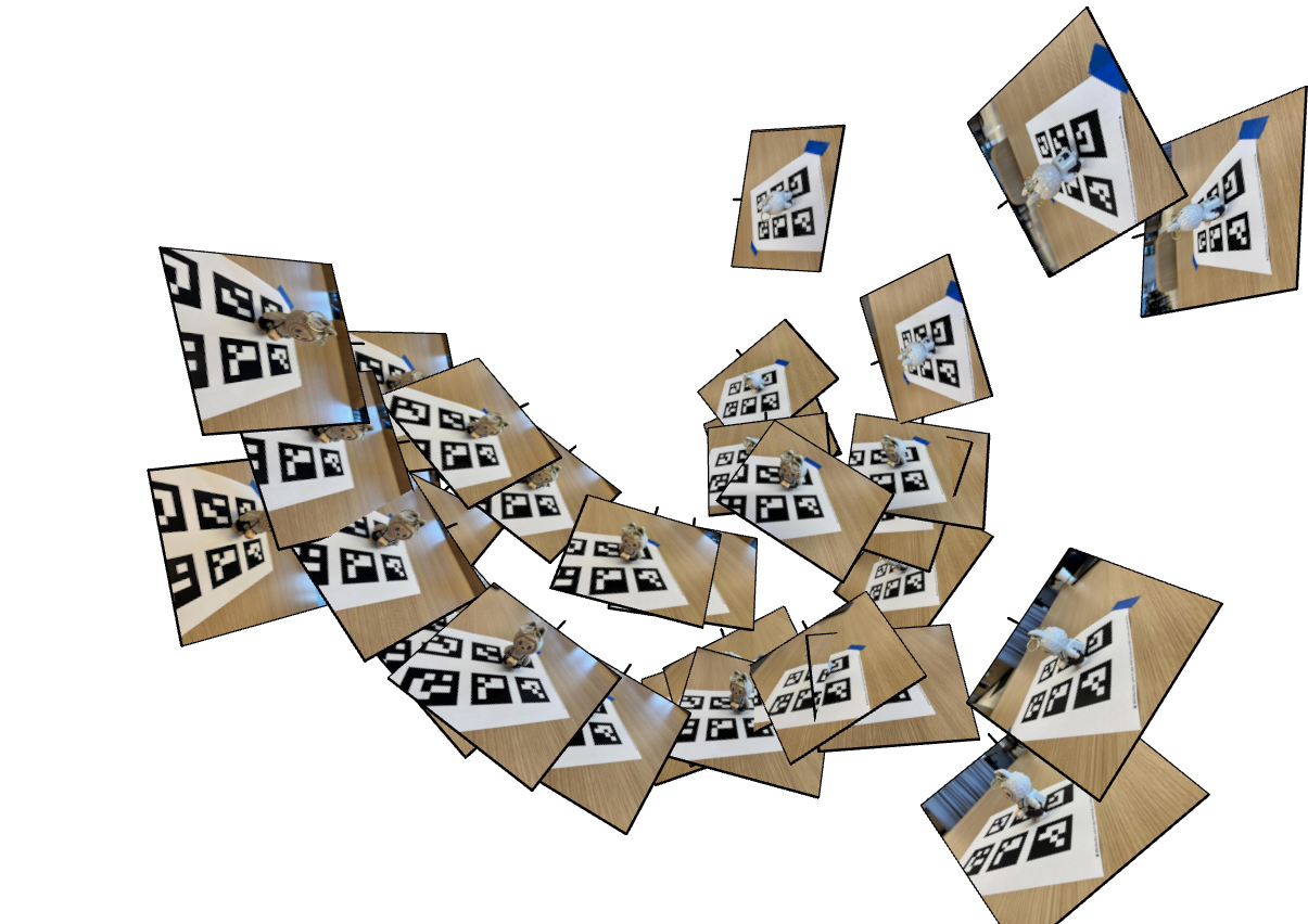 Lafufu camera poses visualization